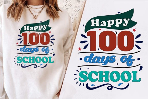 100 Days of School Bliss Groovy T-Shirt