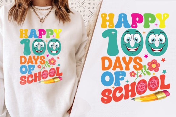 100 Days of School Elegance Chic T-Shirt