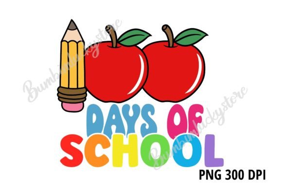 100 Days of School PNG