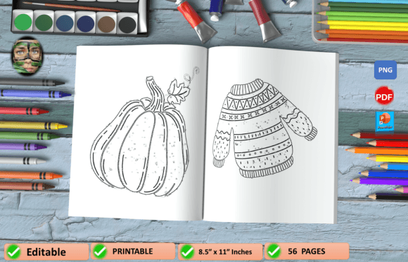 Discover the Joy of Retro Fall Thanksgiving Coloring Pages