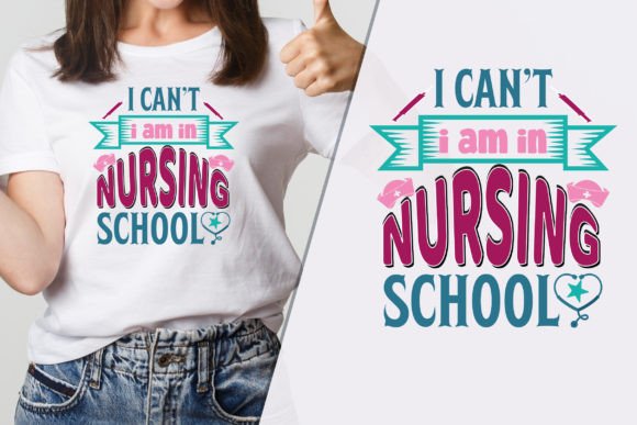Nursing School Trendy T-shirt Design: Style That Speaks Volumes
