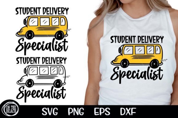 Student Delivery Specialist SVG PNG: A Thoughtful, Customizable Gift for Bus Drivers