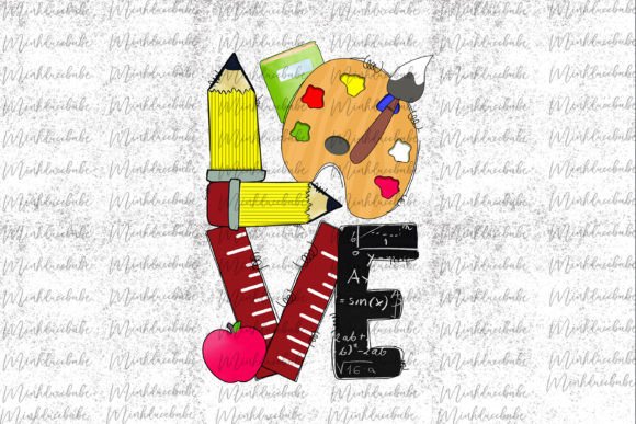 Teacher Sublimation PNG, Teacher Love